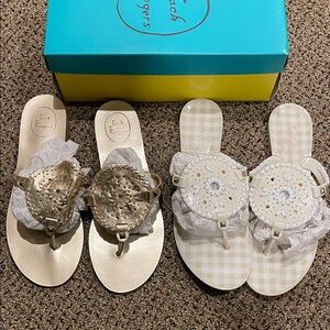 Jack Rogers Jelly Sandal Bundle - size 10